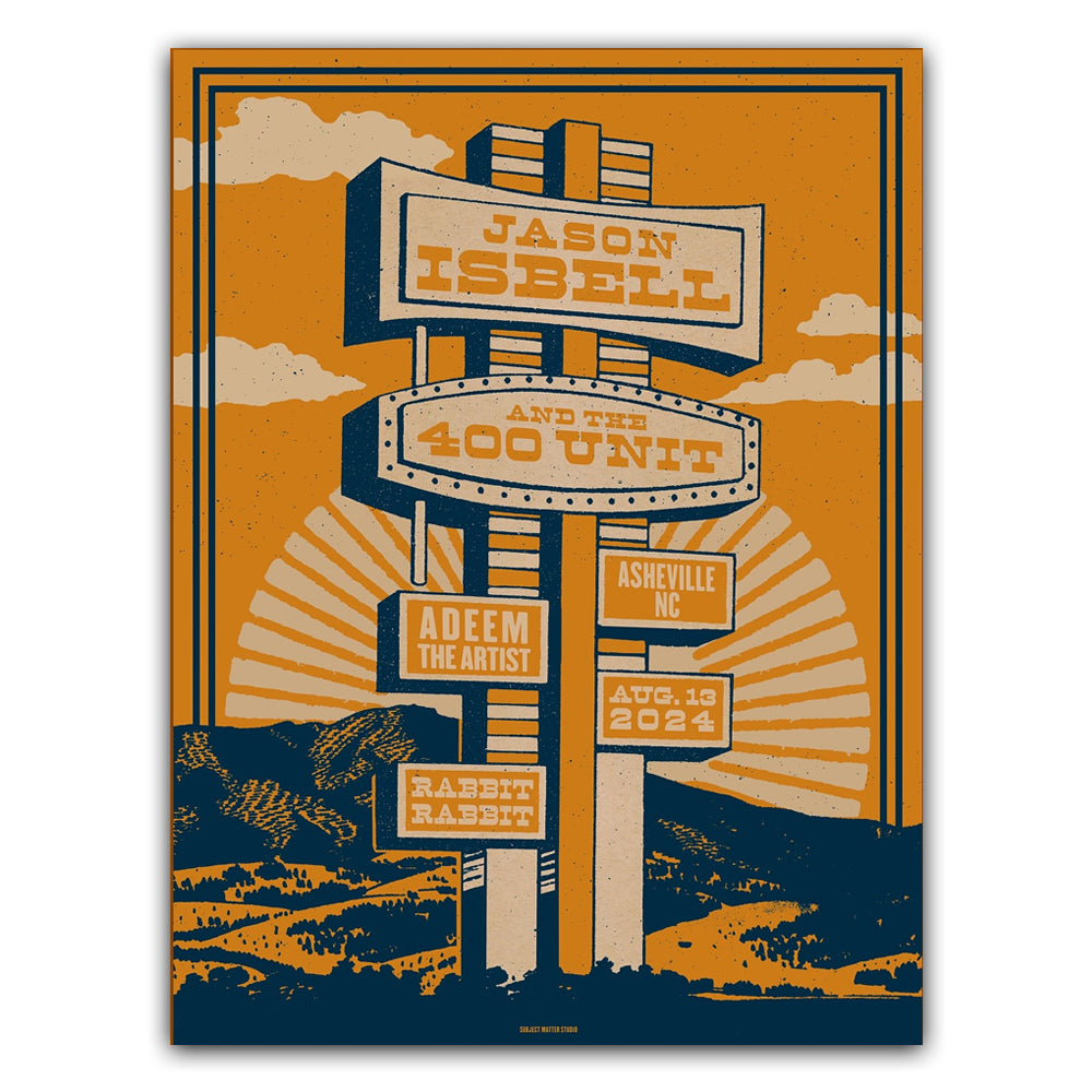 POSTER - Asheville, NC - August 13, 2024