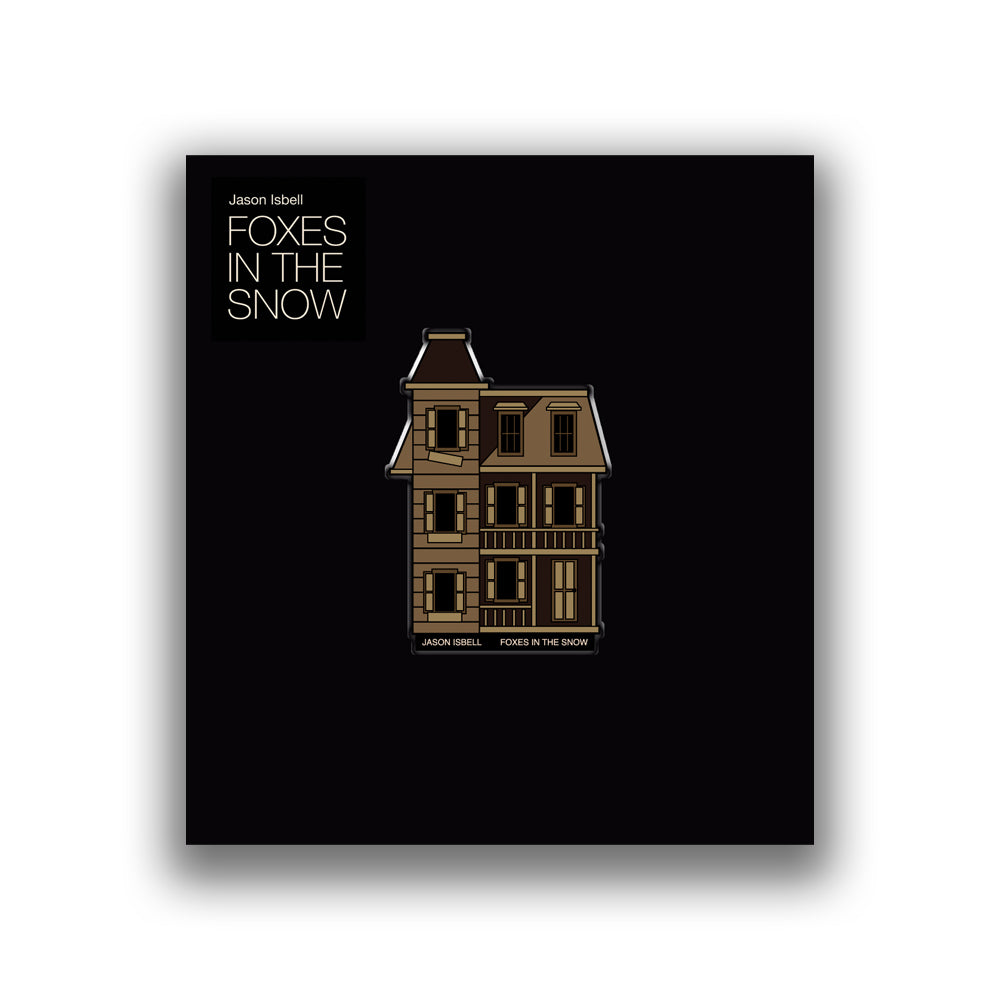 Foxes In The Snow Lapel Pin