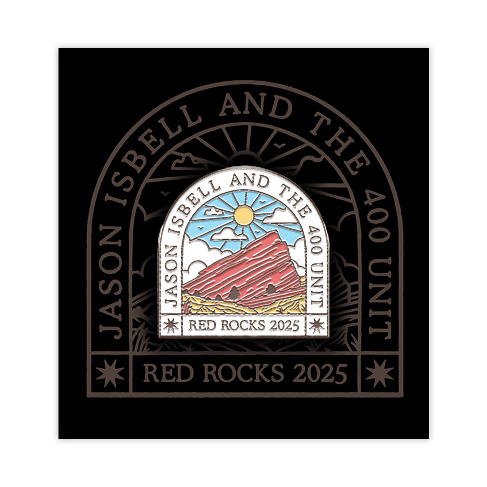 Red Rocks 2025 Enamel Pin