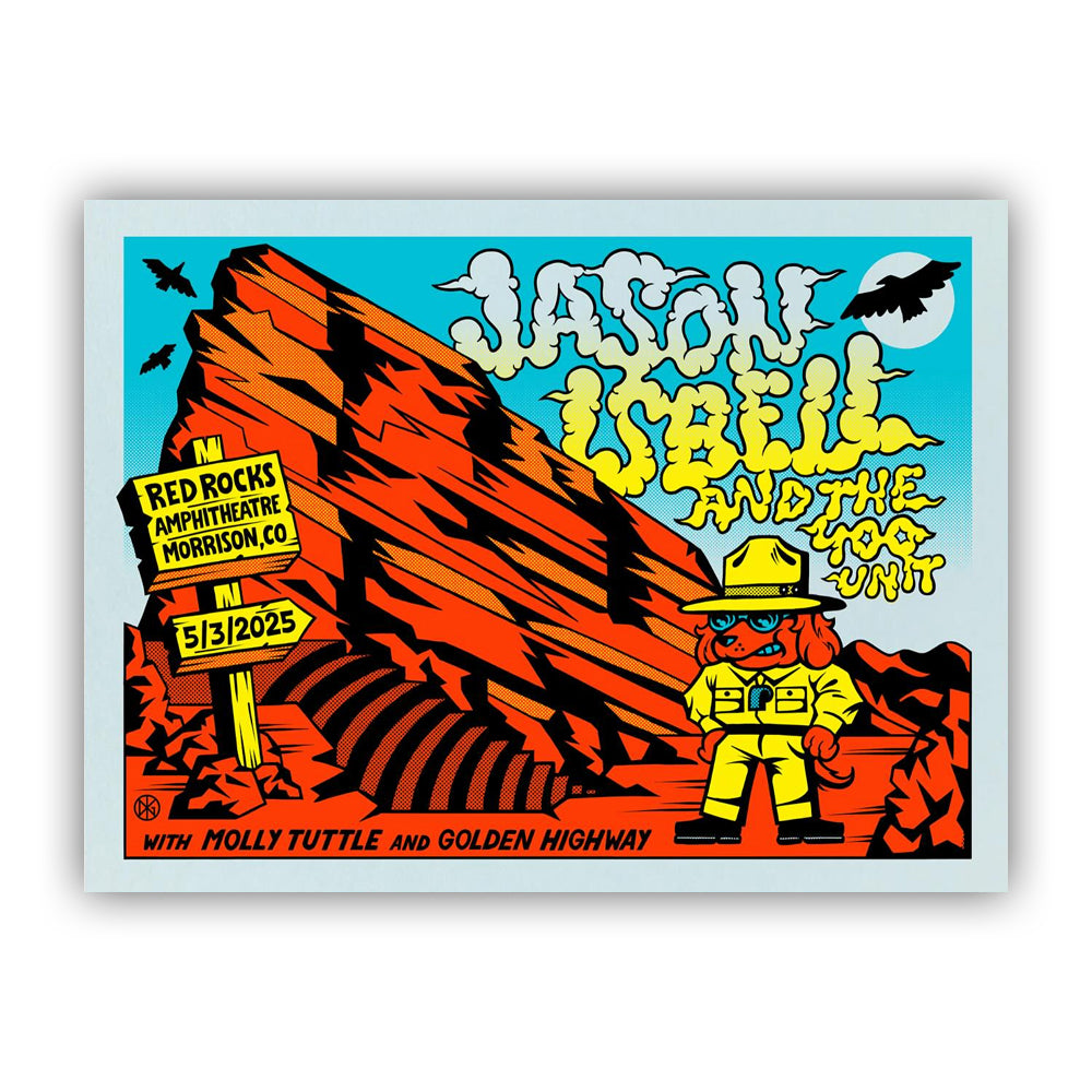 POSTER - Red Rocks - May 3rd, 2025