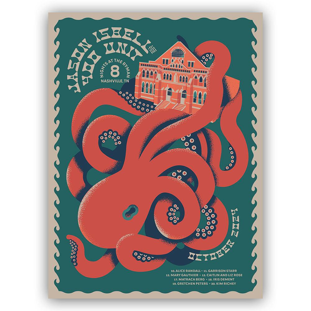 POSTER - Eight Nights At The Ryman 2024