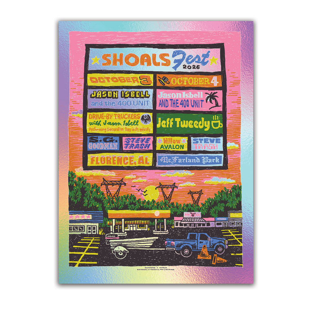 [PRE-ORDER] POSTER - ShoalsFest 2026 Foil Version