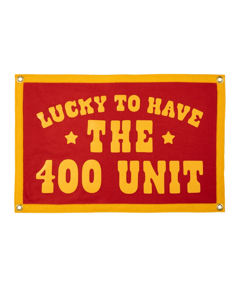 Lucky To Have The 400 Unit Flag