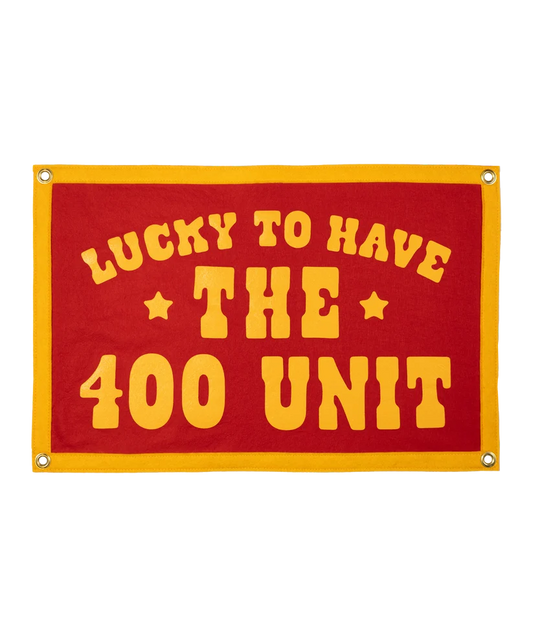 Lucky To Have The 400 Unit Flag
