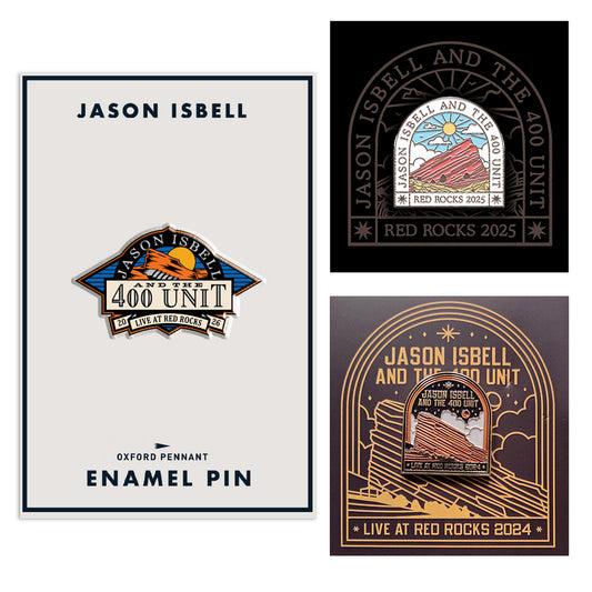 Red Rocks Enamel Pin 3-Pack