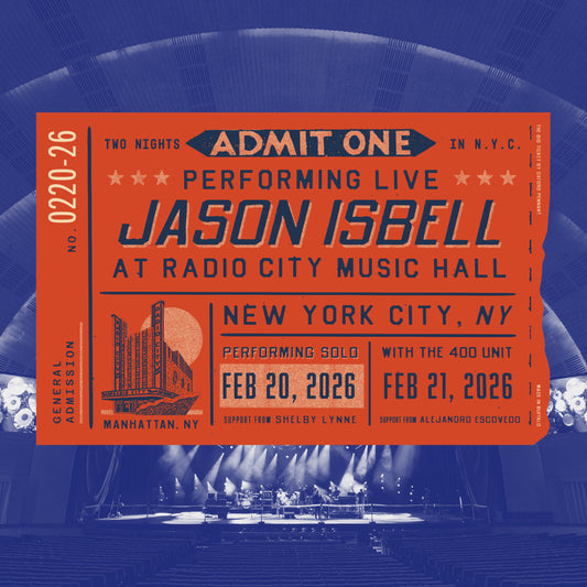 [PRE-ORDER] Radio City Music Hall 2026 Scrim Felt Giant Ticket
