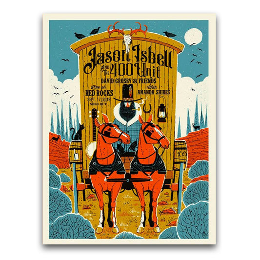 POSTER - Red Rocks - September 17, 2019