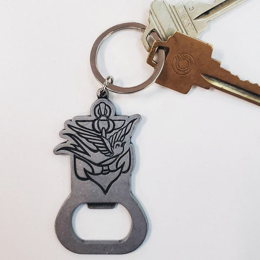 Anchor Bottle Opener Keychain