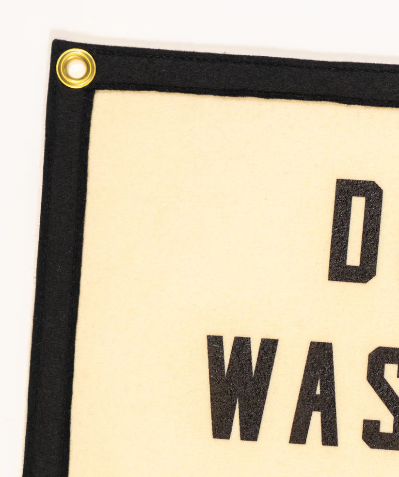 Don't Wash The Cast Iron Skillet Flag