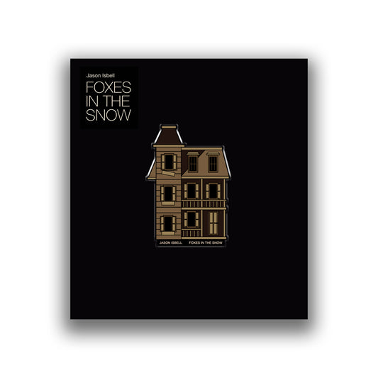 Foxes In The Snow Lapel Pin