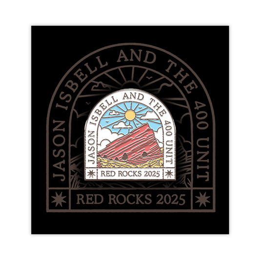 Red Rocks 2025 Enamel Pin